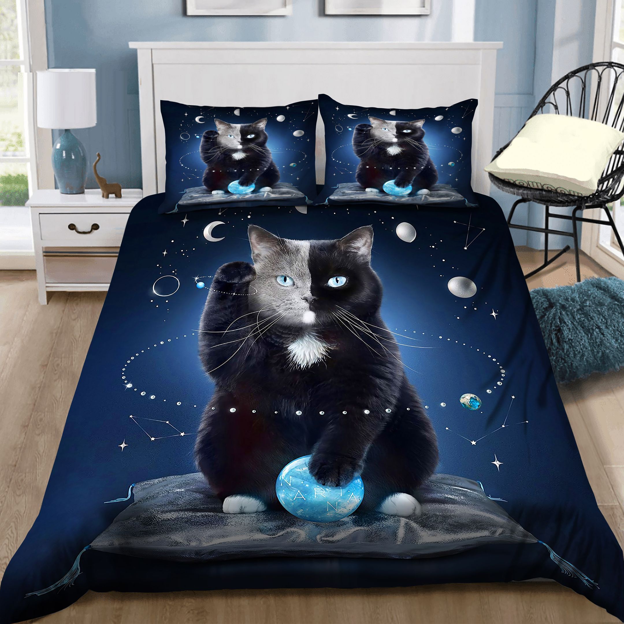 Cat Wizard Bedding Set