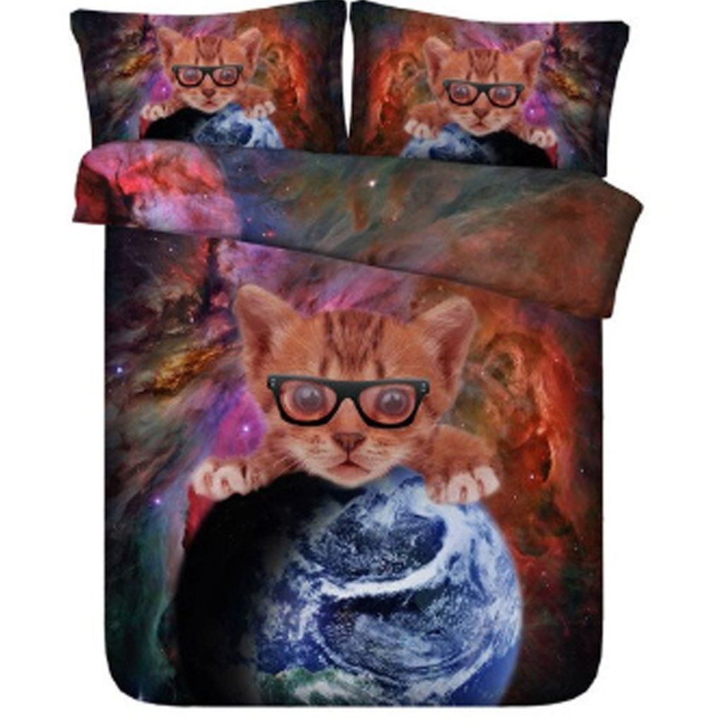 Cat World Bedding Set