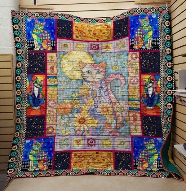 Cat Wrap Sherpa Fleece Blanket