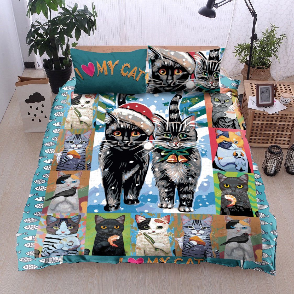 Cat Bedding Set