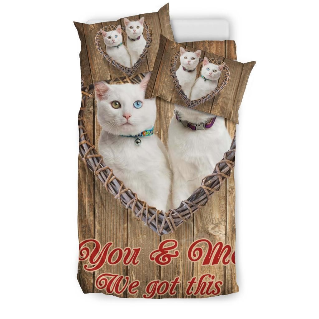 Cat You And Me Bedding Set