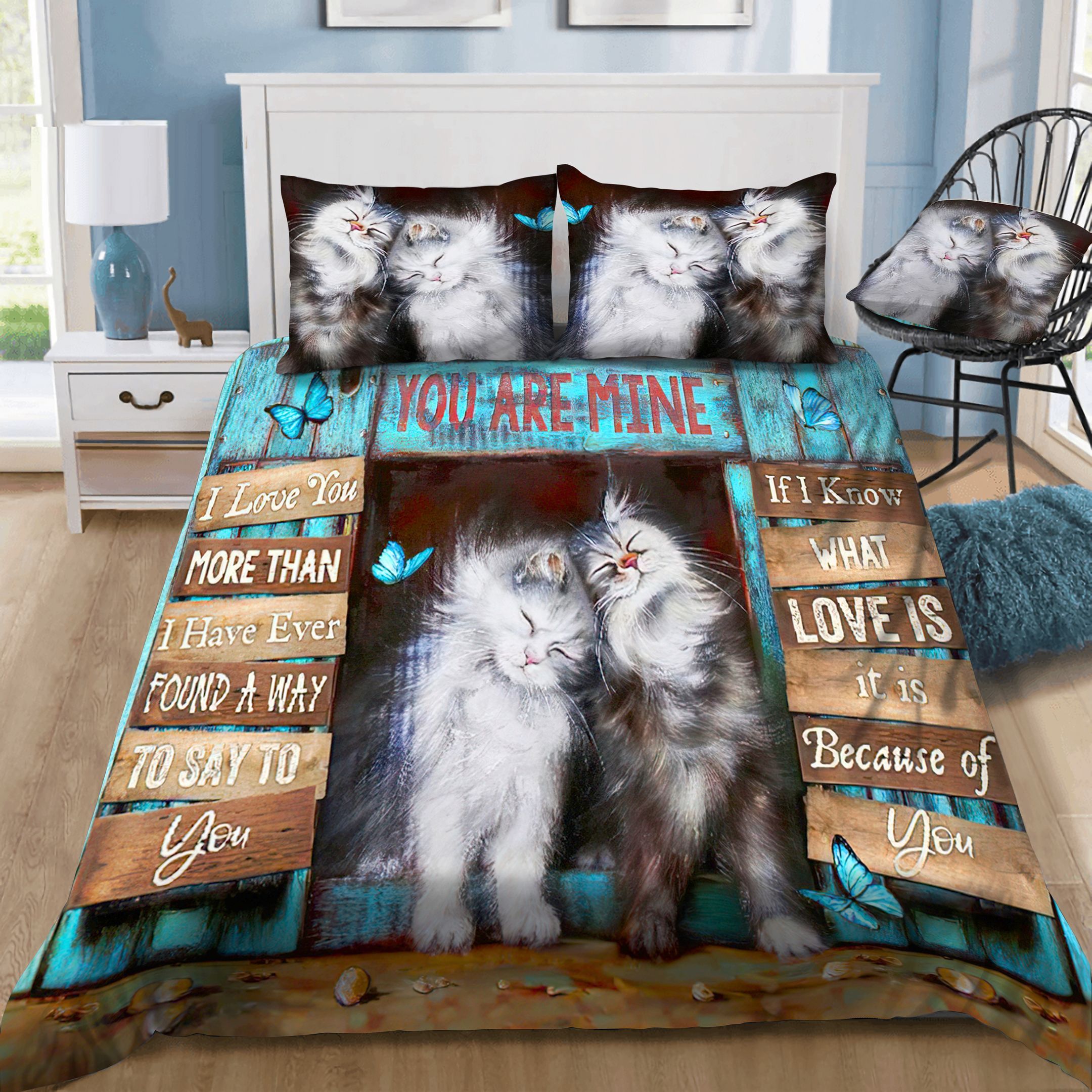 Cat You Are Mine Bedding Set