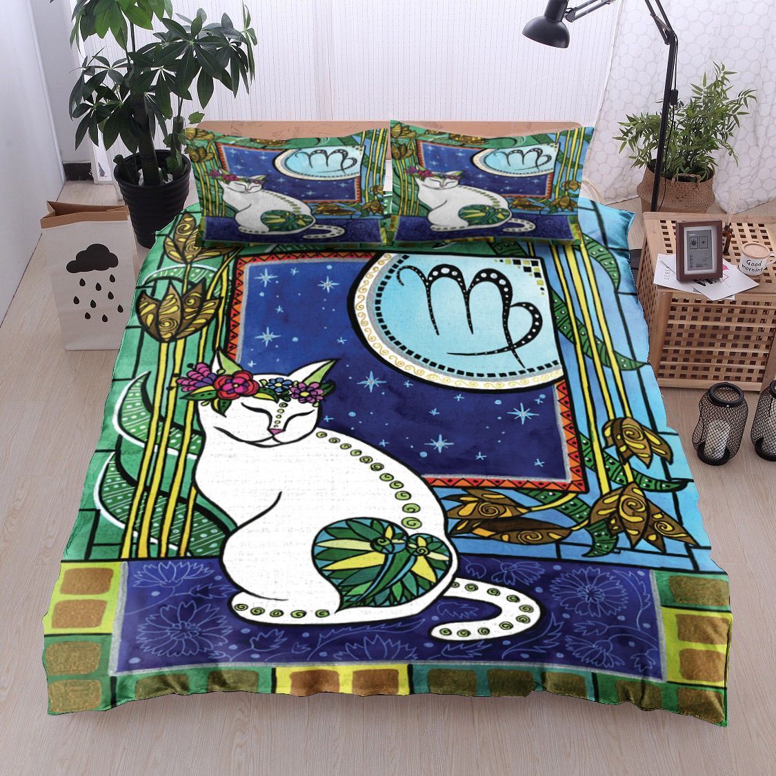 Cat Zodiac Bedding Set