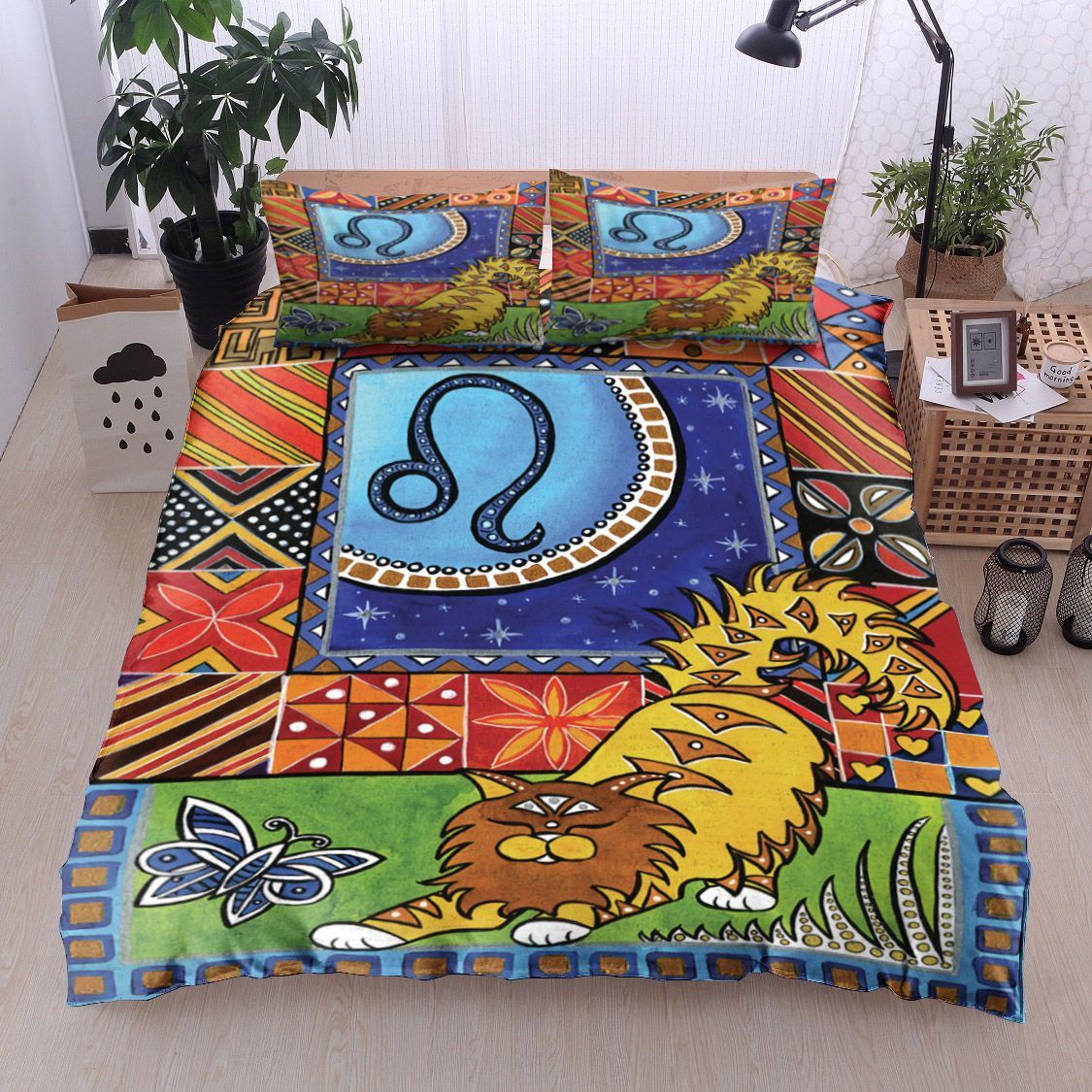Cat Zodiac Bedding Set