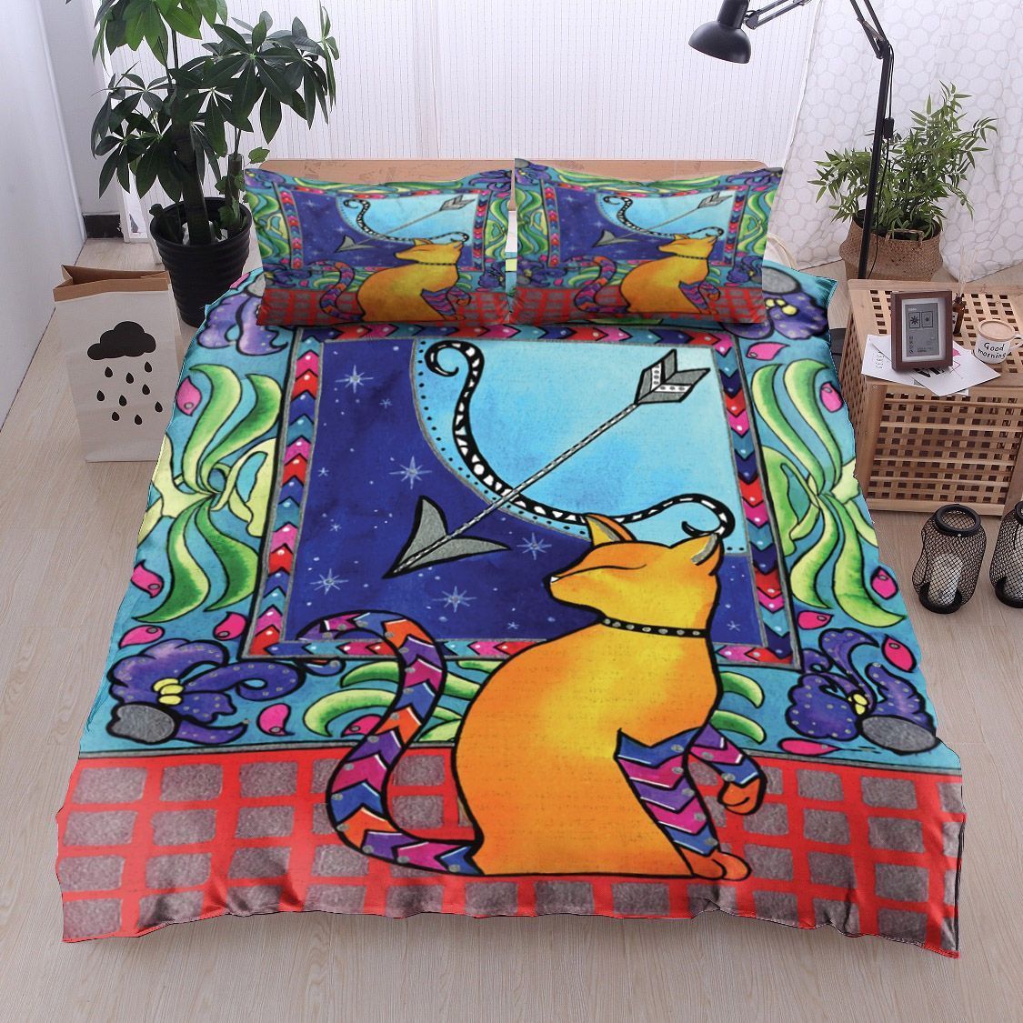Cat Zodiac Bedding Set