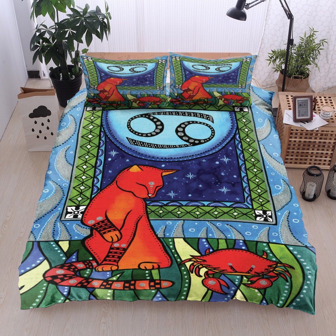 Cat Zodiac Bedding Set