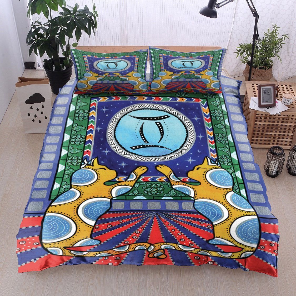 Cat Zodiac Bedding Set