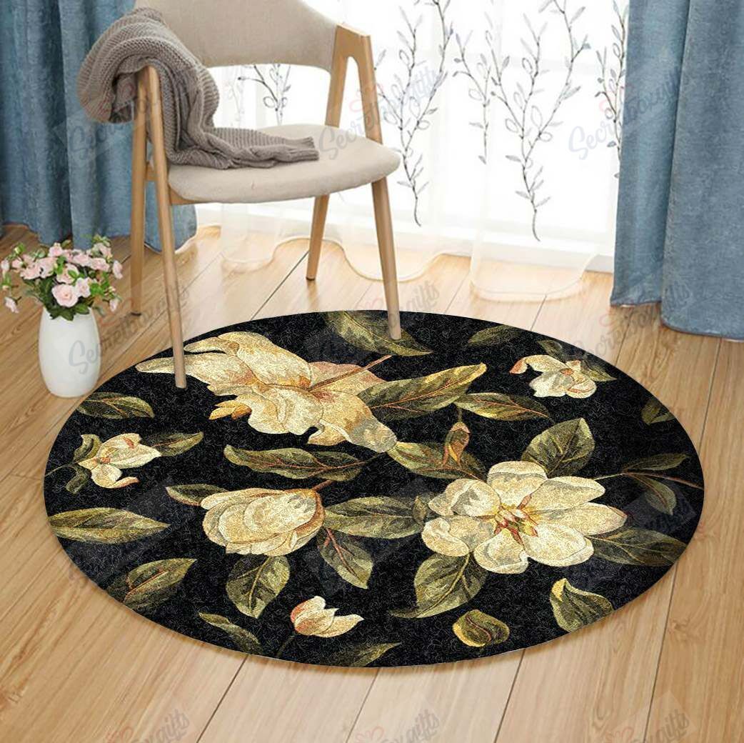 Catalina Magnolia Round Carpet