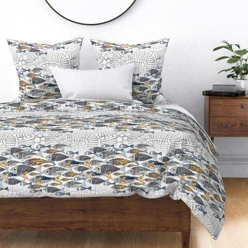 Catch Day Pattern Bedding Set