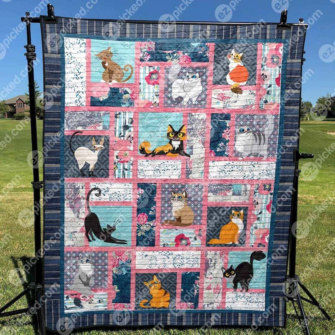 Cats All The Time CLT150611 Quilt Blanket