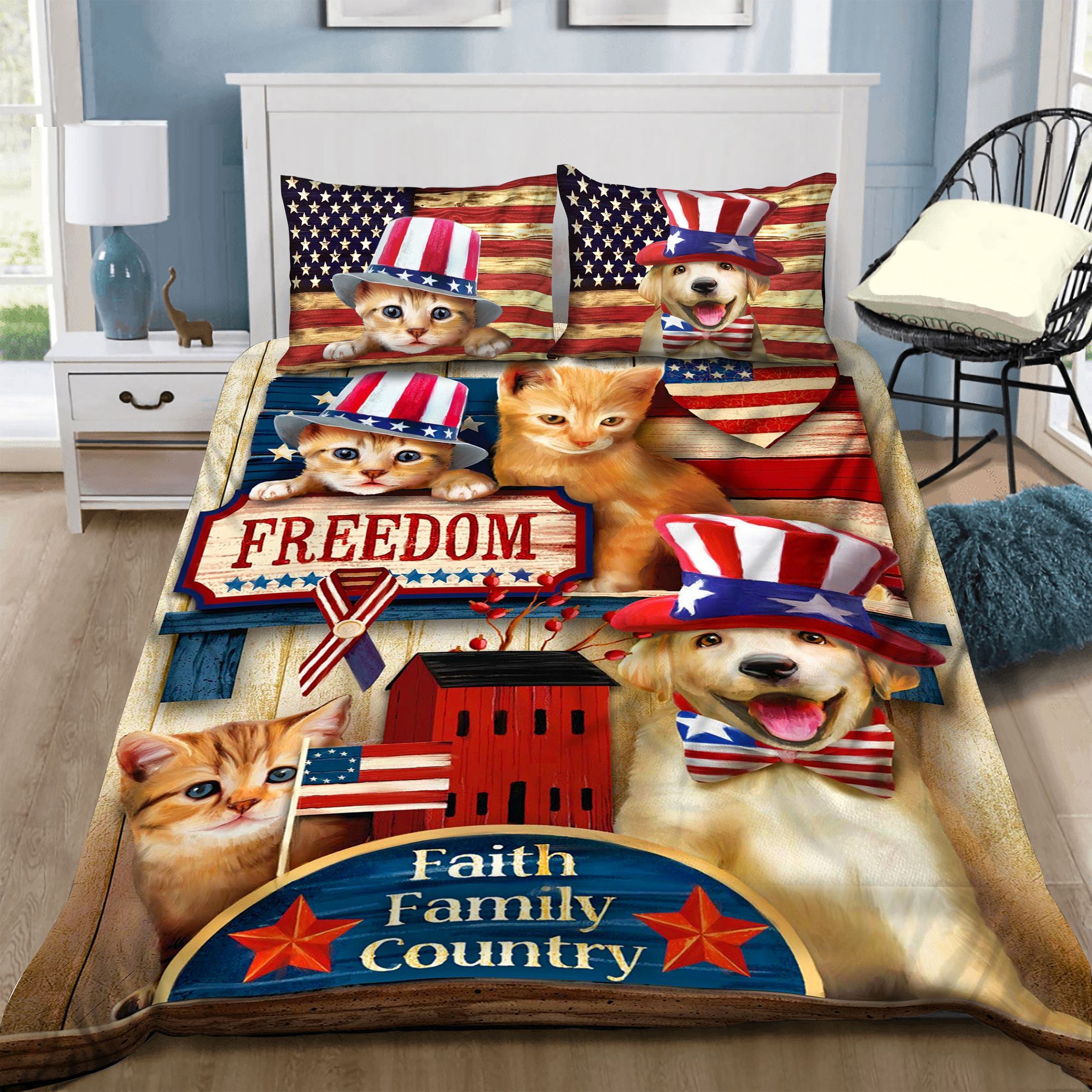 Cats and Dogs Bedding Set