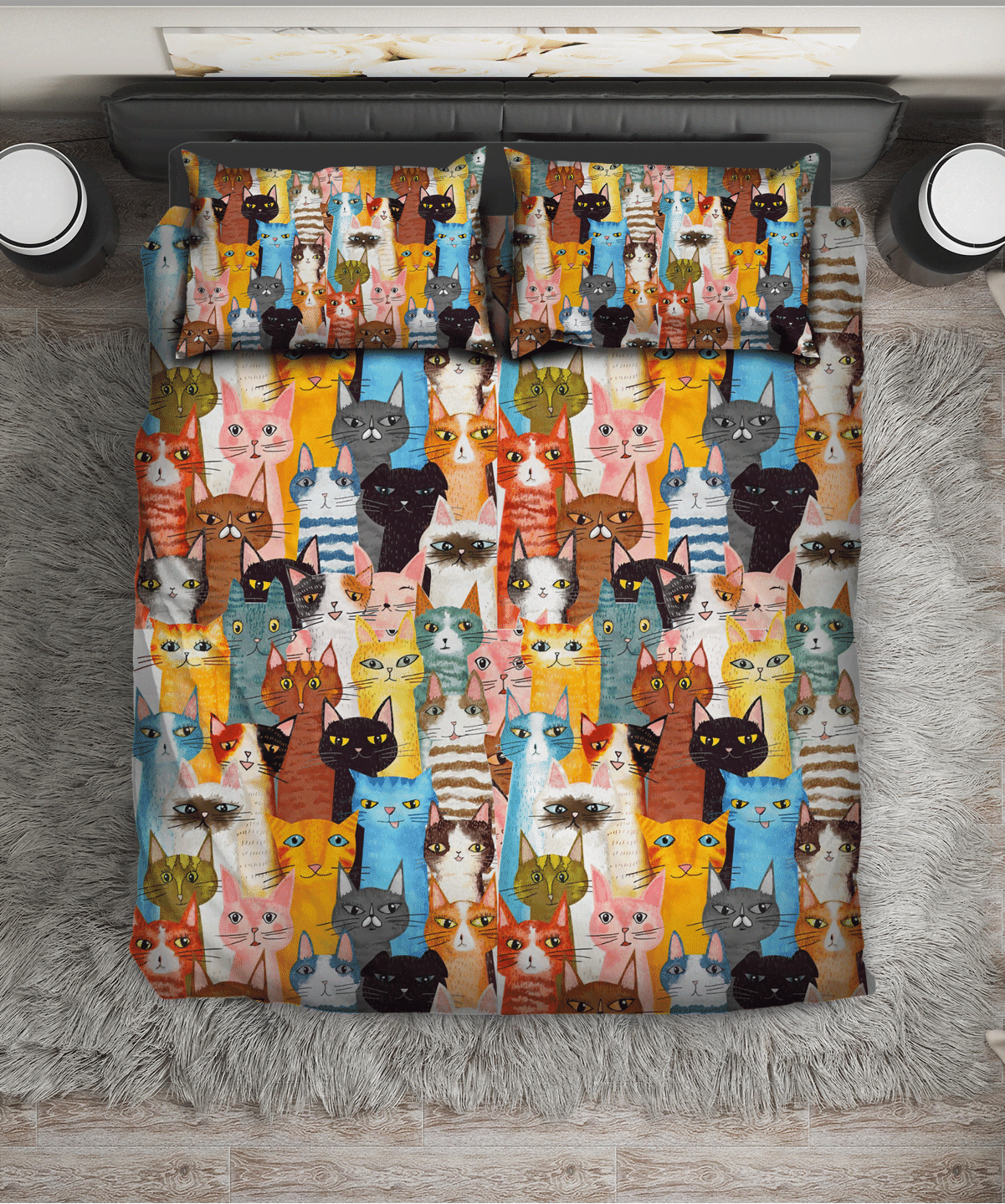 cats art Bedding Set