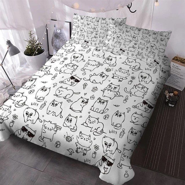 Cats Bedding Set