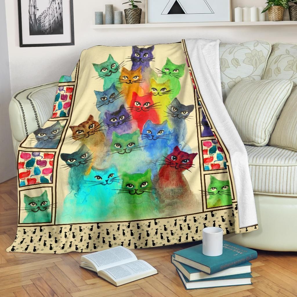 Cats Sherpa Fleece Blanket