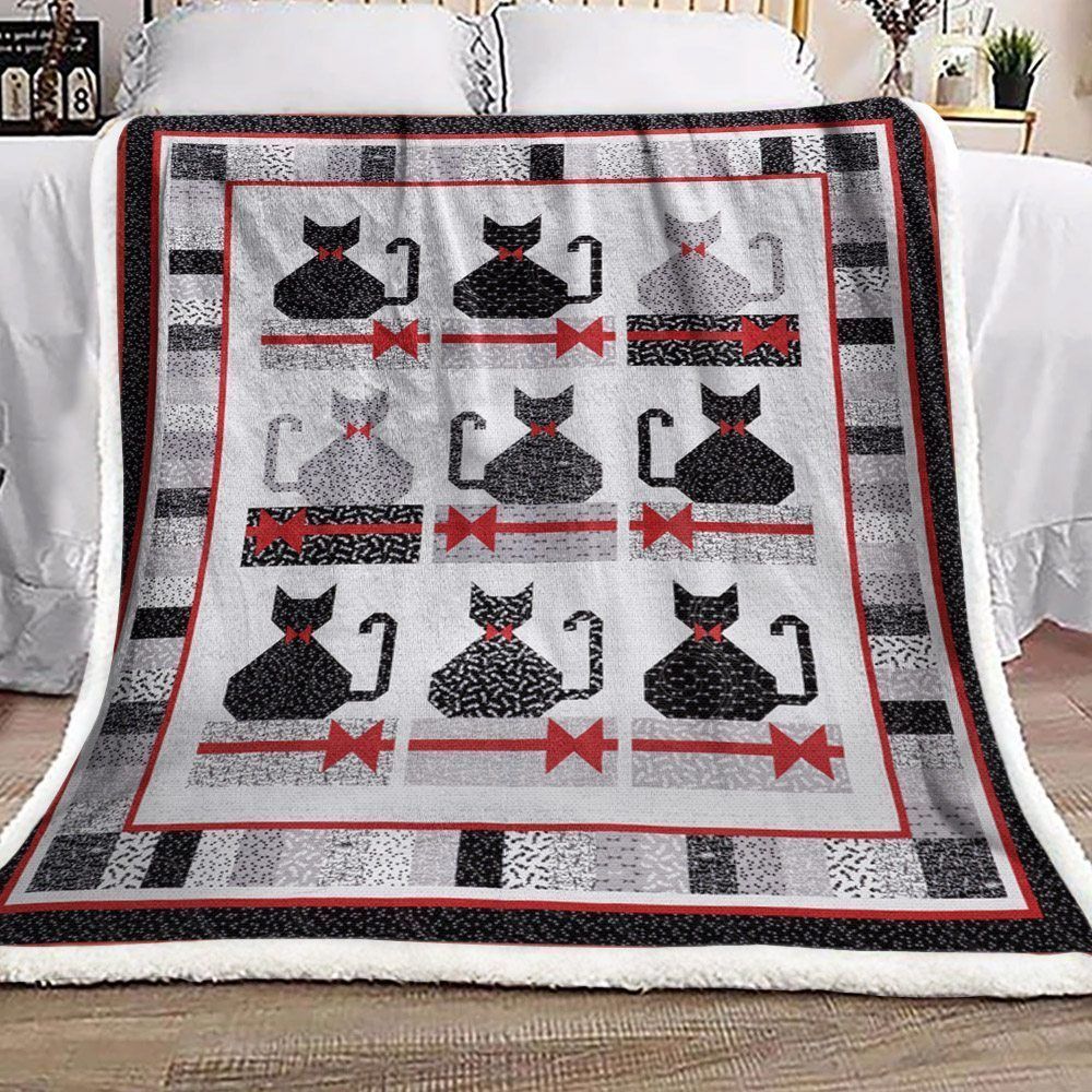 Cats Sherpa Fleece Blanket