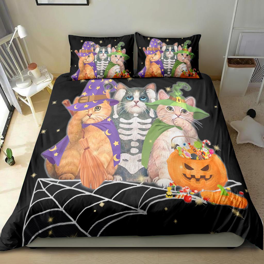 Cats Halloween Bedding Set