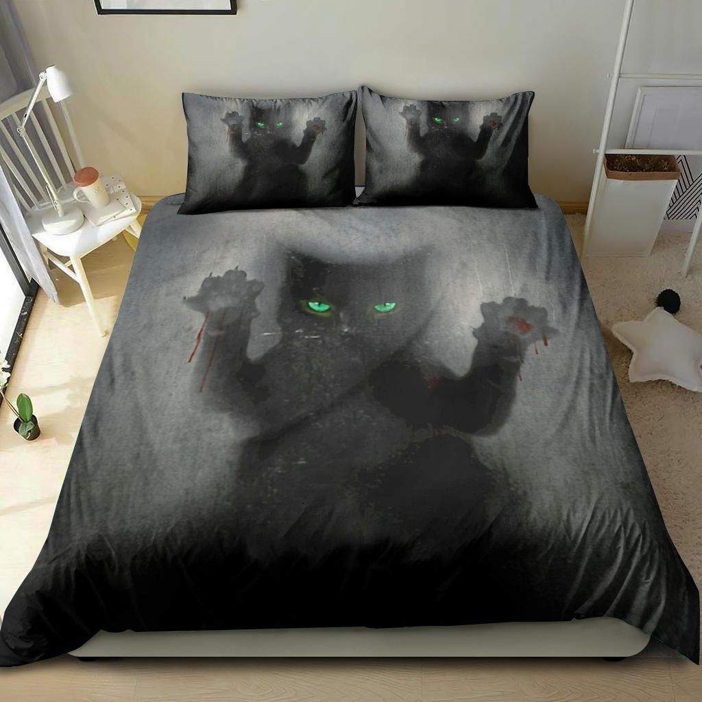 Cats Halloween Is Coming Bedding Set