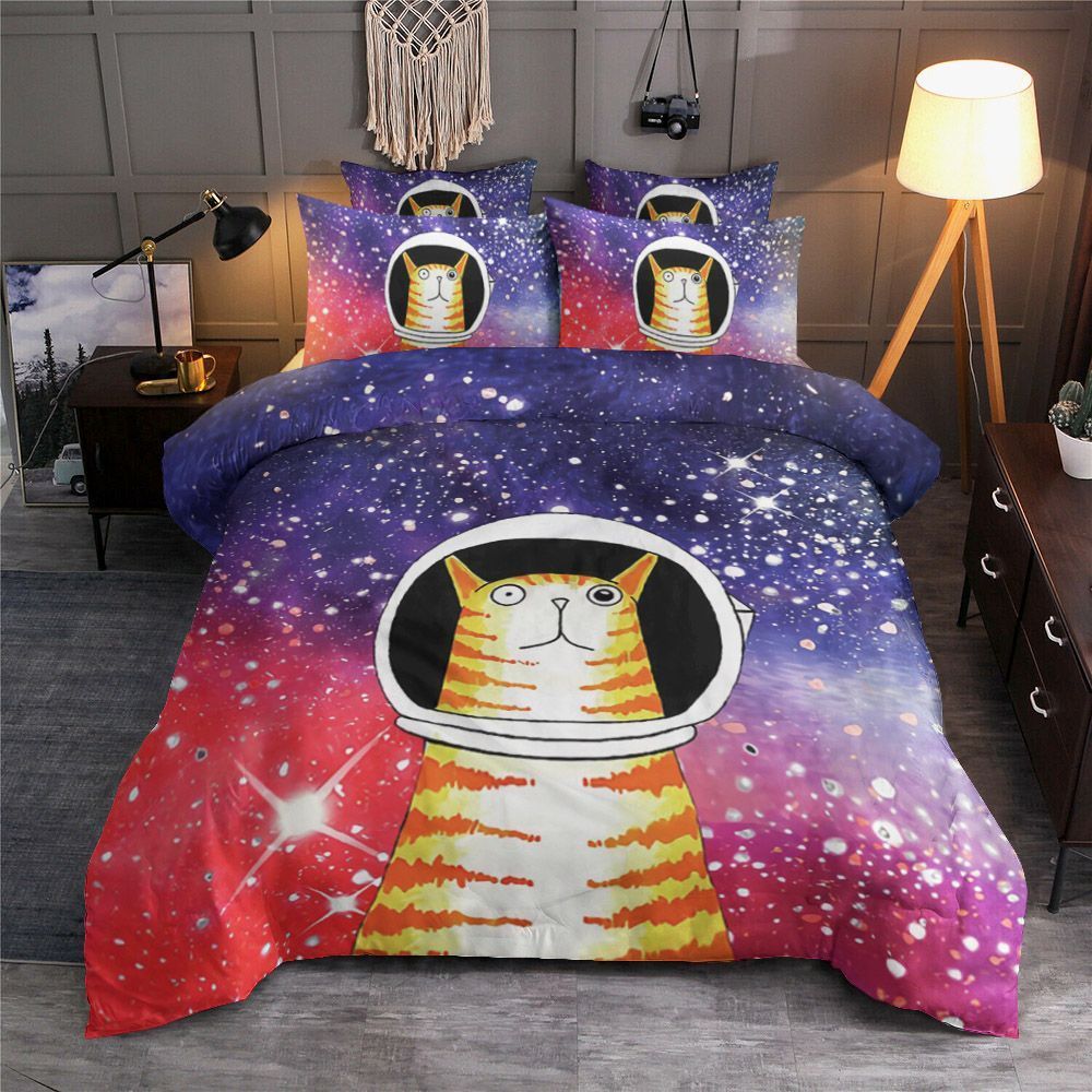 Cats In Outer Space Bedding Set