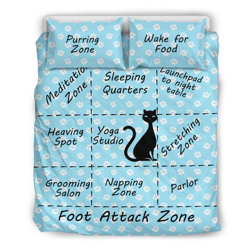 Cats Map Of The Bed Bedding Set
