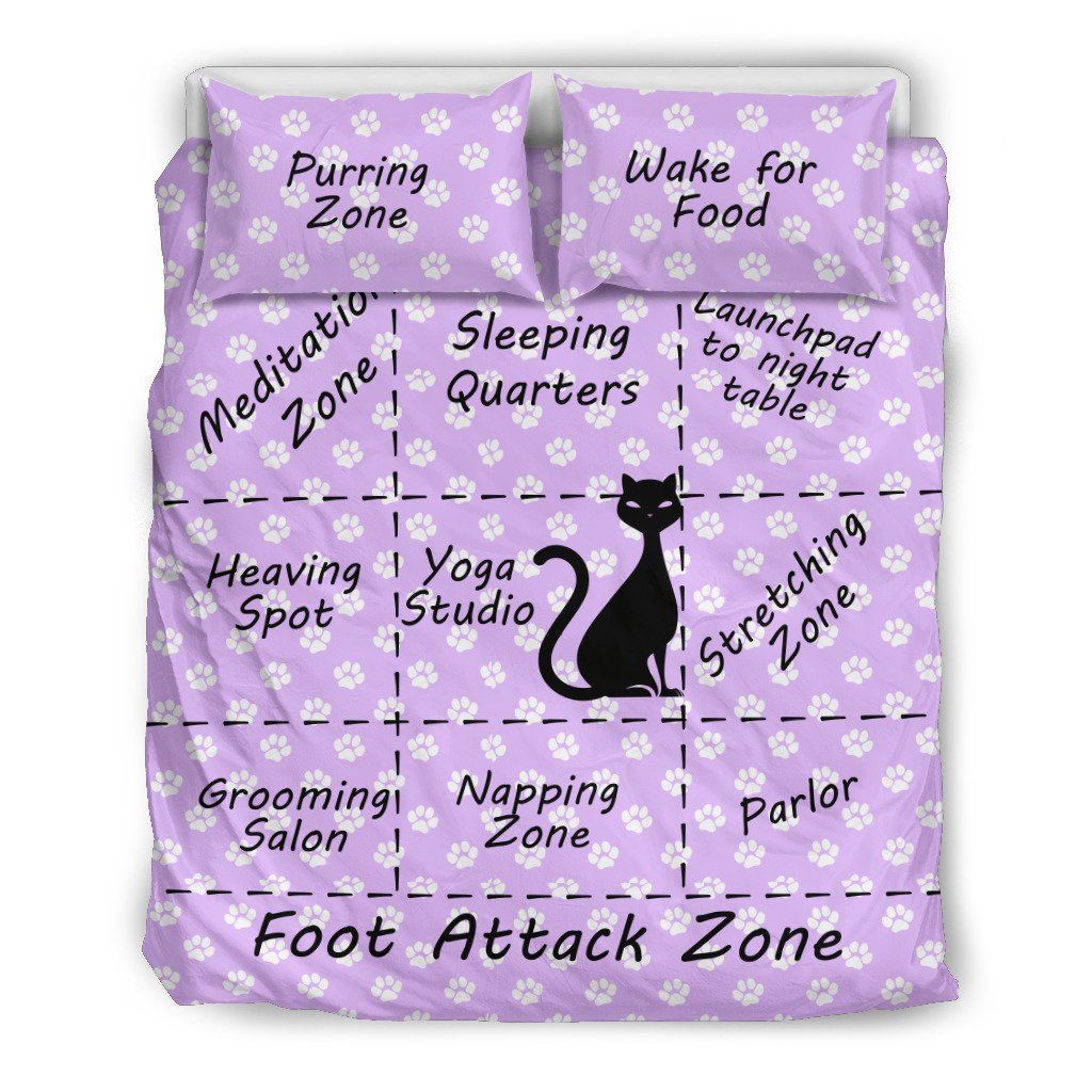 Cats Map Of The Bed Bedding Set
