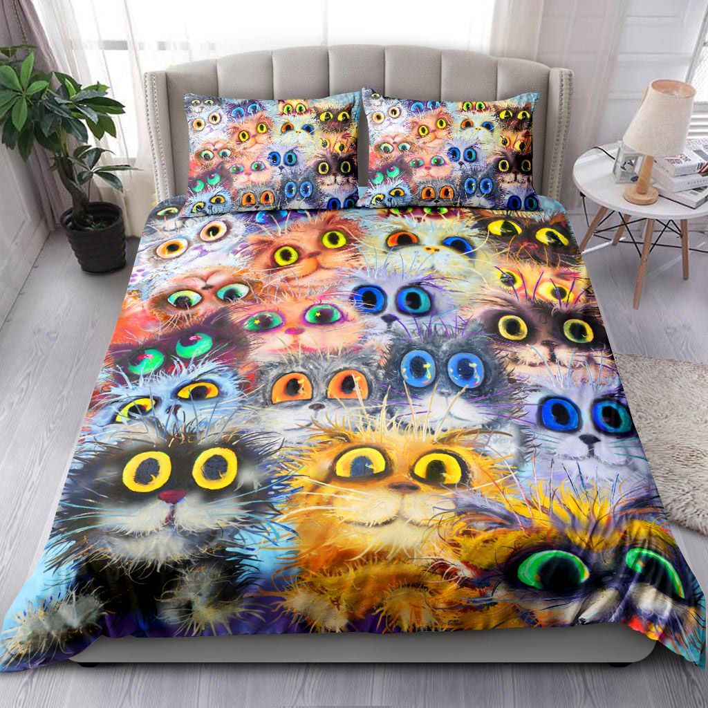 Cats Portraits Bedding Set