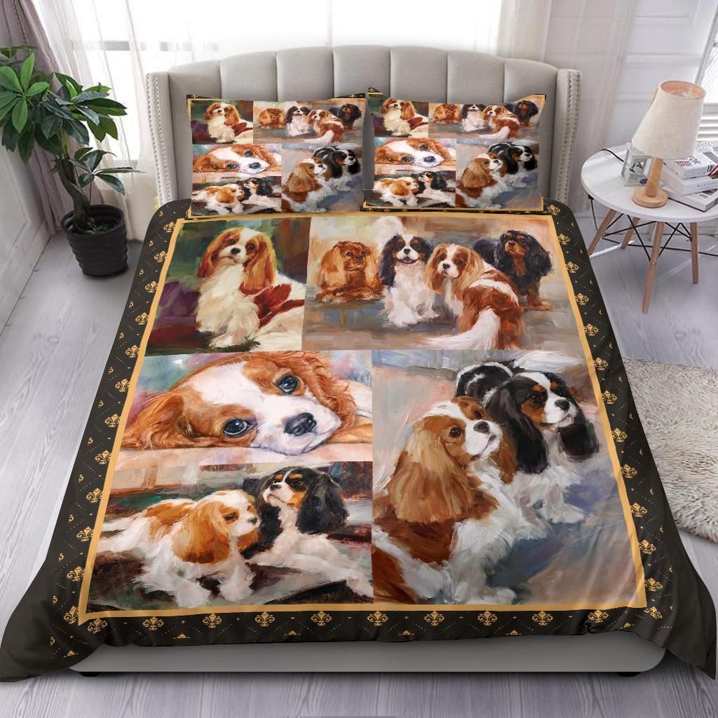 Cavalier King Charles Spaniel Dog Bedding Set