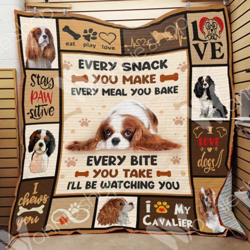 Cavalier King Charles Spaniel Dog Blanket DLNT1212013 Quilt Blanket