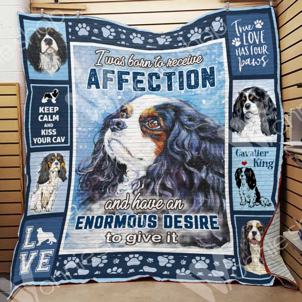 Cavalier King Charles Spaniel Dog Blanket LNT0912041 Quilt Blanket