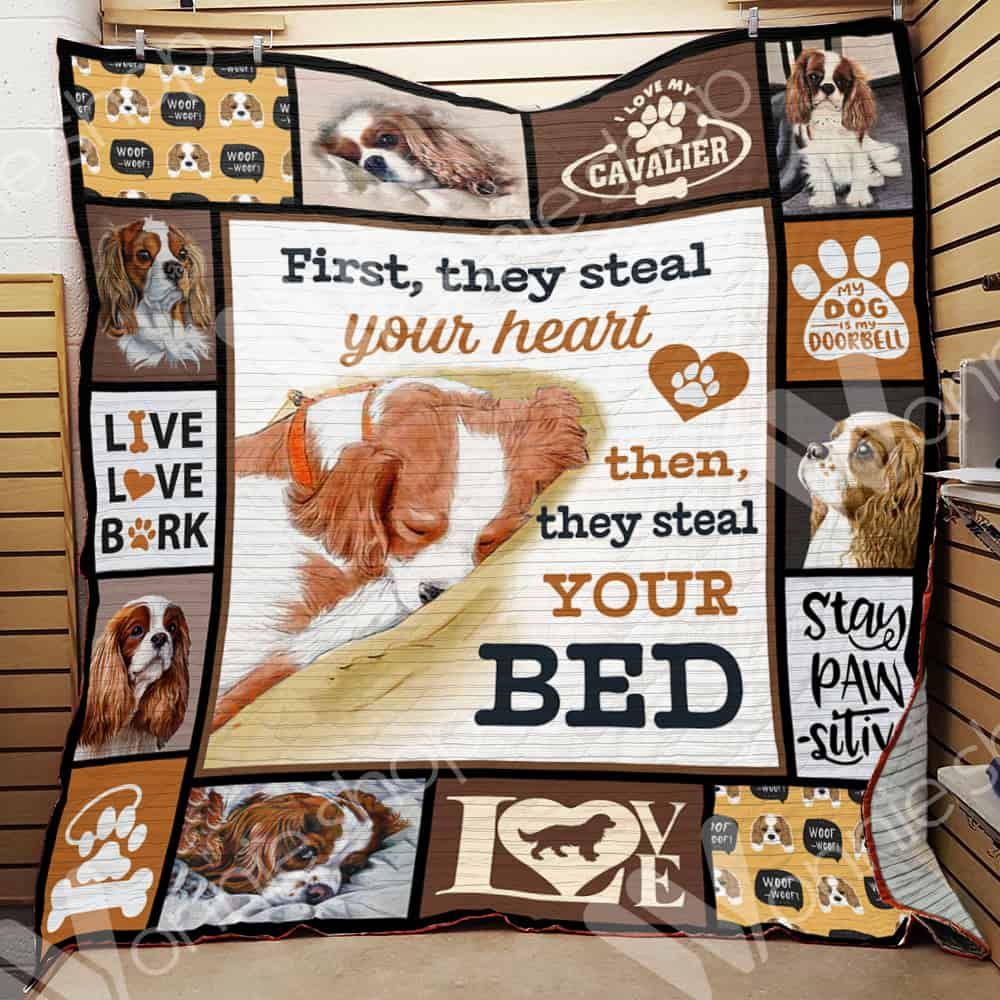 Cavalier King Charles Spaniel Dog Blanket LNT1012022 Quilt Blanket