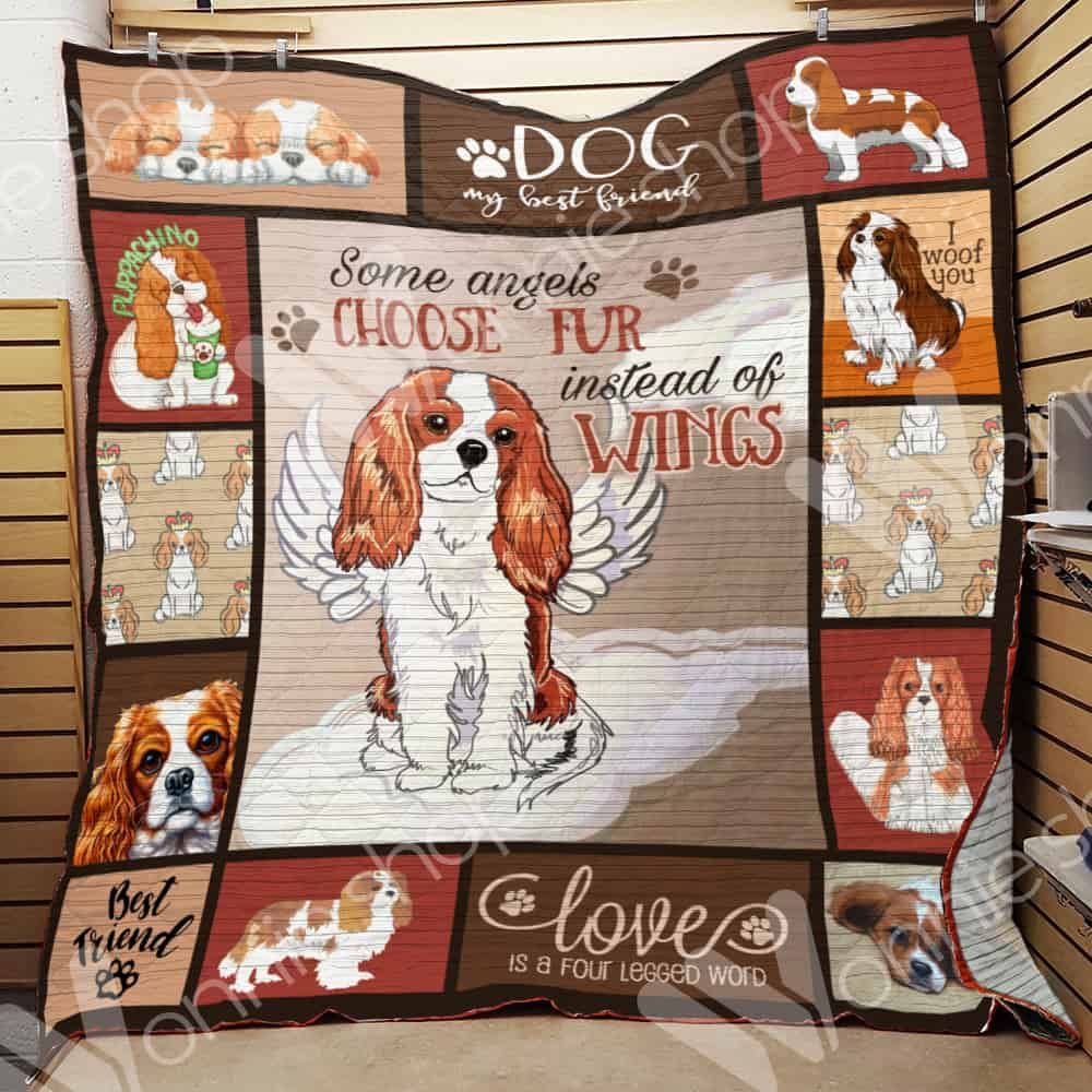 Cavalier King Charles Spaniel Dog Blanket LNT1012030 Quilt Blanket