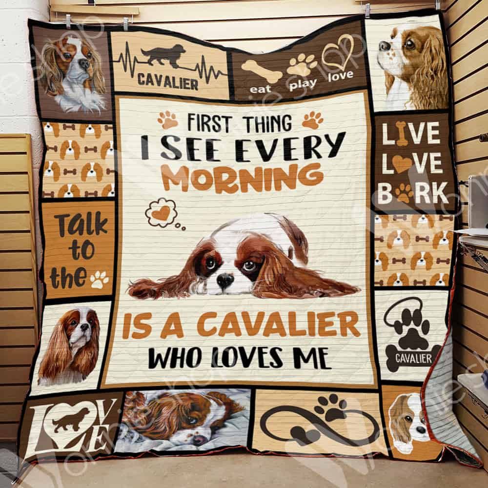 Cavalier King Charles Spaniel Dog Blanket NLNT1012041 Quilt Blanket
