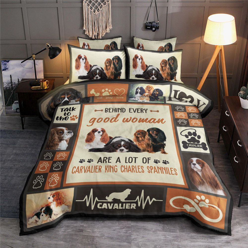 Cavalier King Charles Spaniel Dog Bedding Set