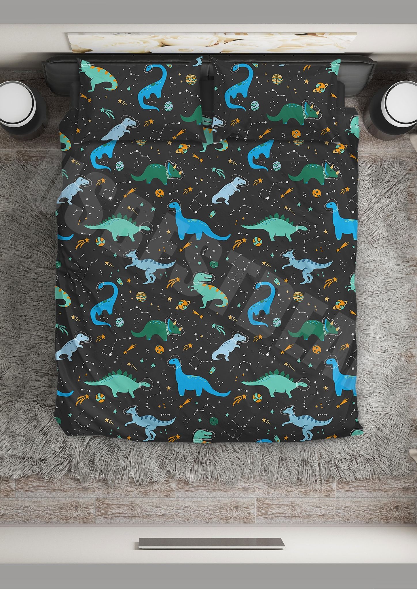 Dinosaur Outa Space Dinosaur Bedding Set