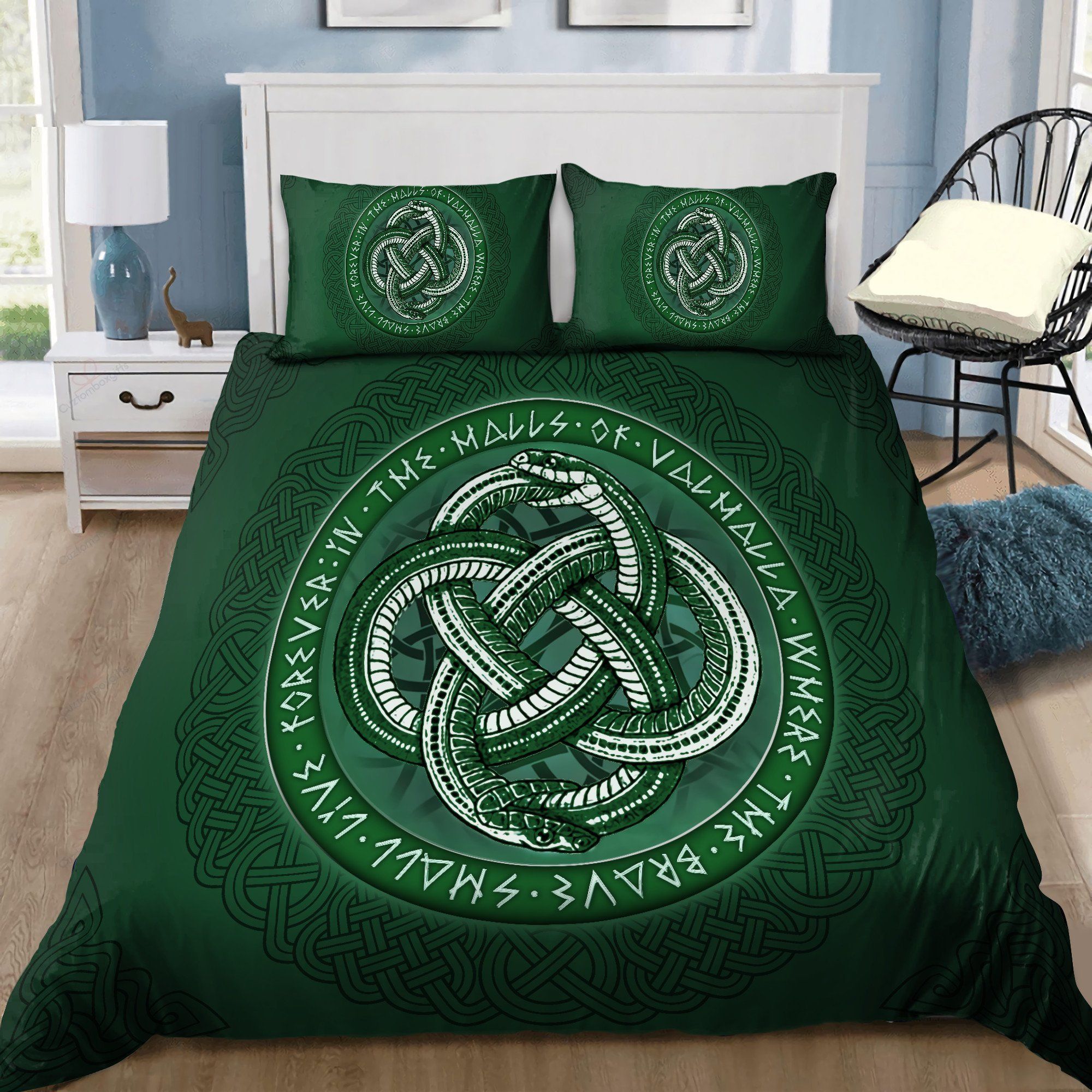 Celtic Irish Snake St Patrick’s Day Bedding Set