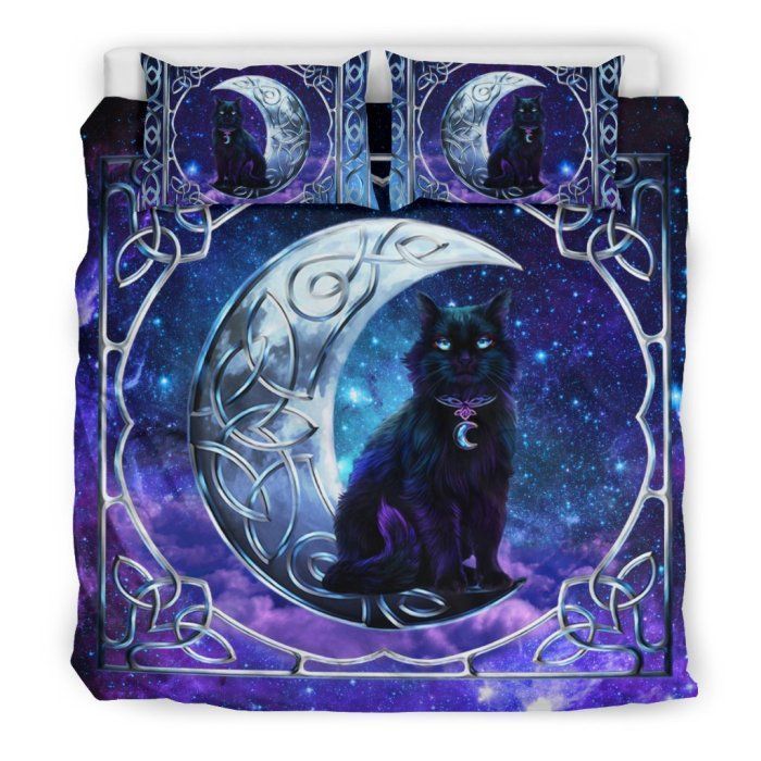 Celtic Moon Cat Bedding Set