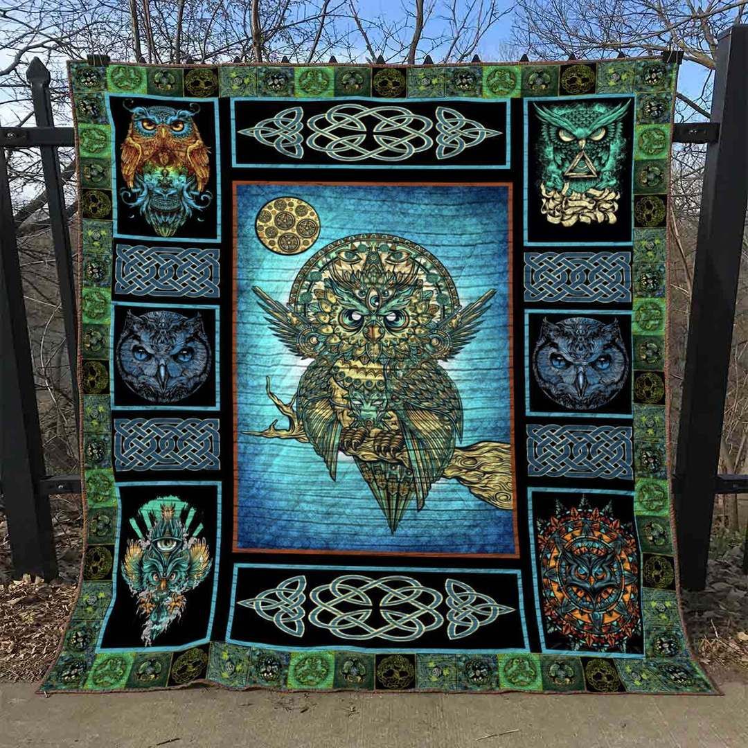 Celtic Owl BT210513 Quilt Blanket
