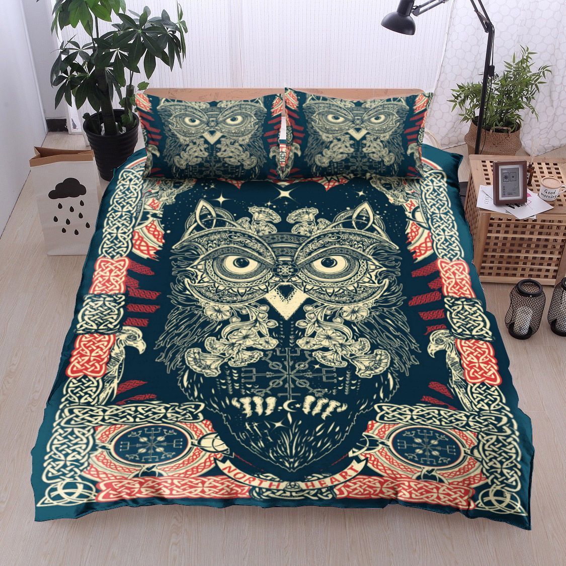 Celtic Owl Bedding Set