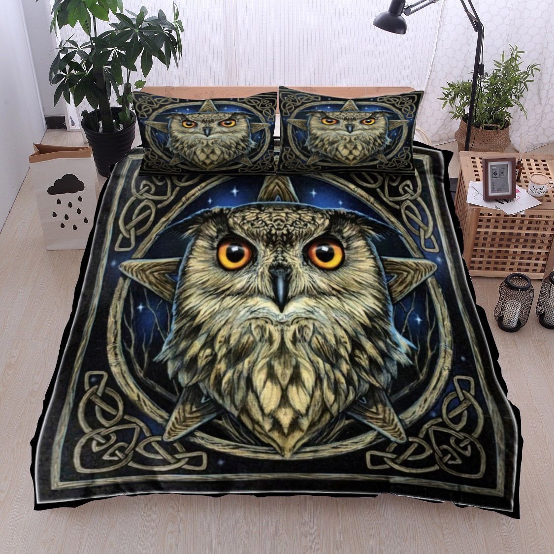 Celtic Owl Bedding Set