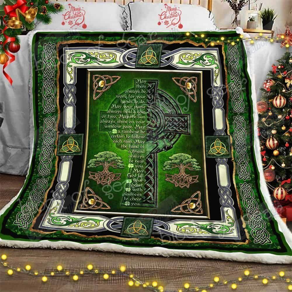 Celtic Pattern Fleece Blanket