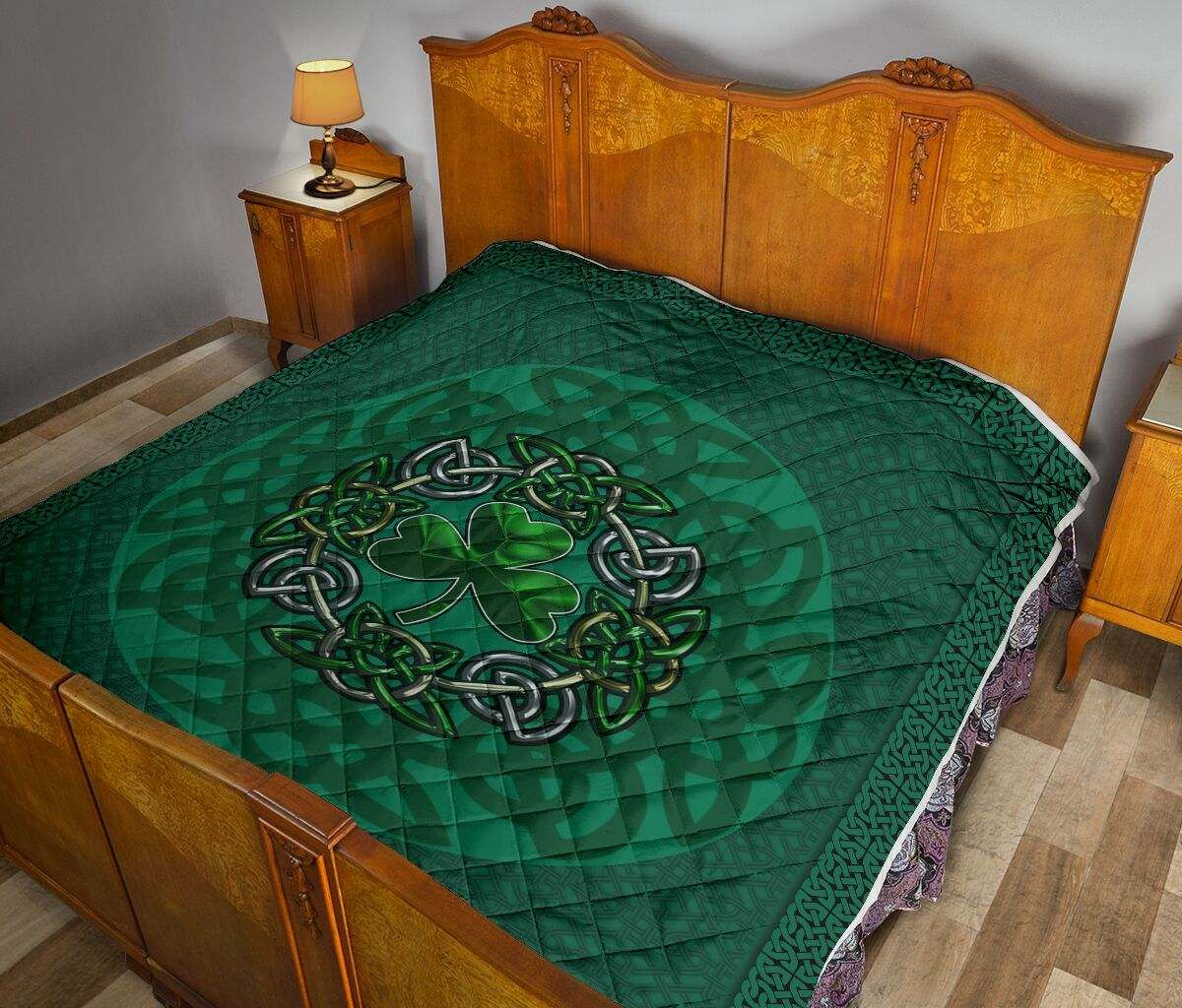 Celtic Shamrock quilt DHC281111510DD