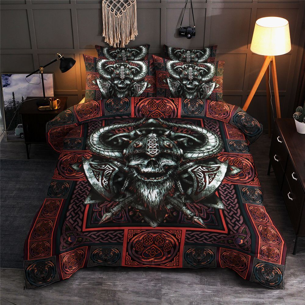 Celtic Skull Viking Bedding Set