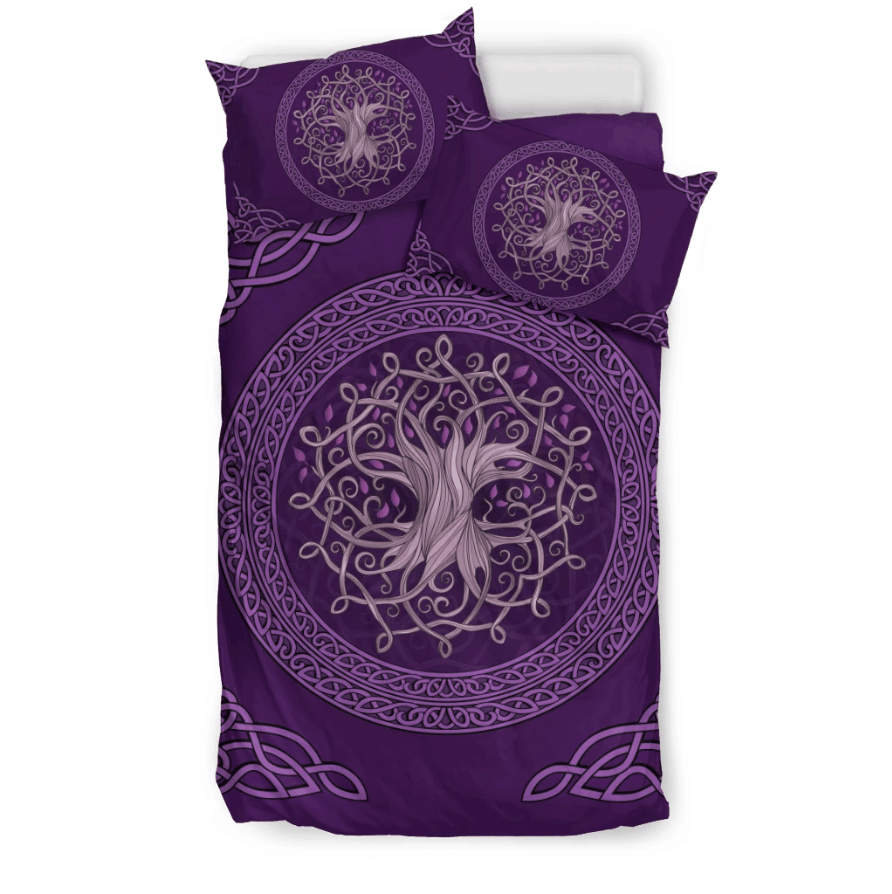 Celtic Tree Purple   Bedding Set