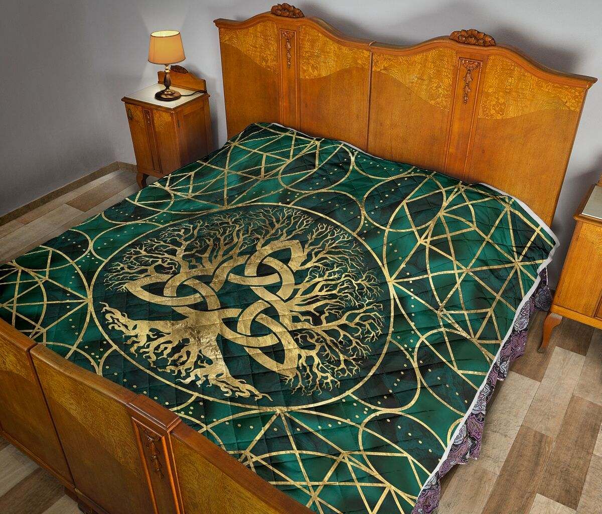 Celtic Triquetra quilt DHC281111480DD