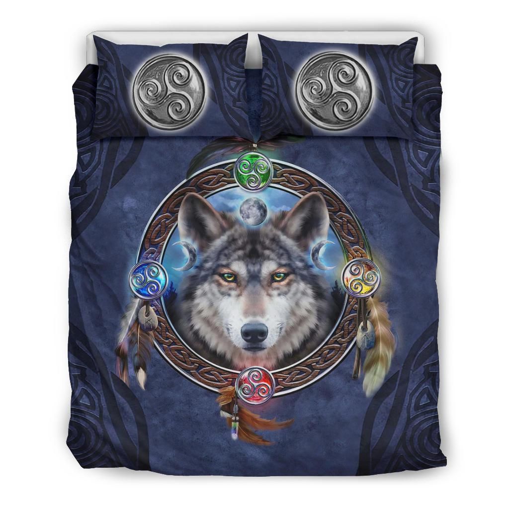 Celtic Wolf Celtic Viking Bedding Set