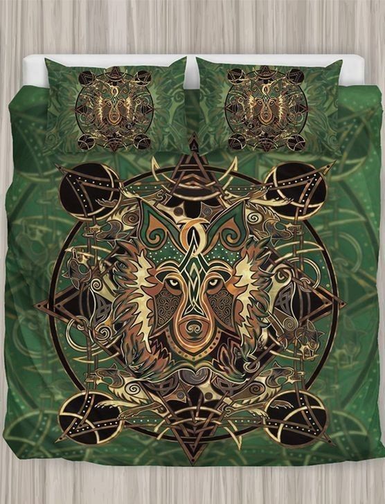 Celtic Wolf Bedding Set