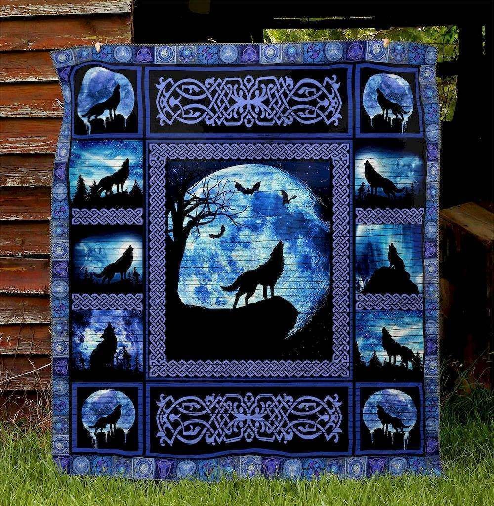 Celtic Wolf DHC100514 Quilt Blanket