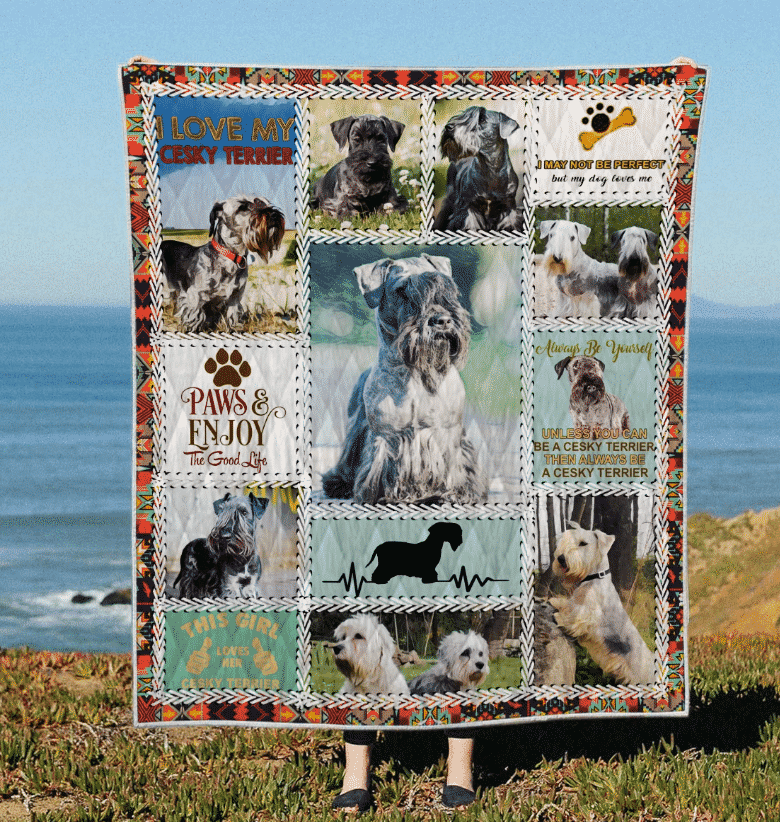 Cesky Terrier My Future Husband Quilt Blanket DHC31121731TD