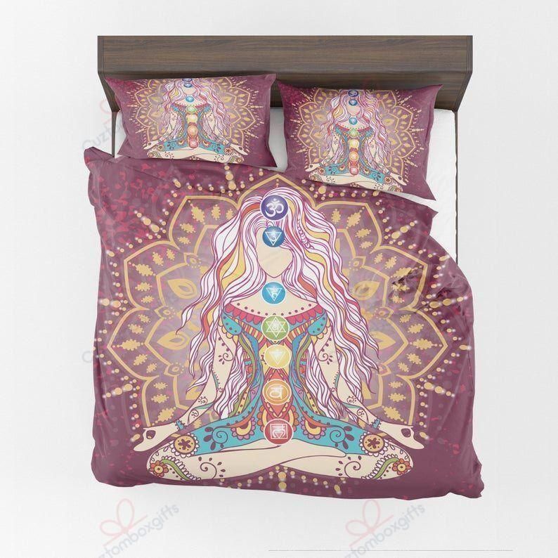 Chakra Yoga Printed Bedding Set