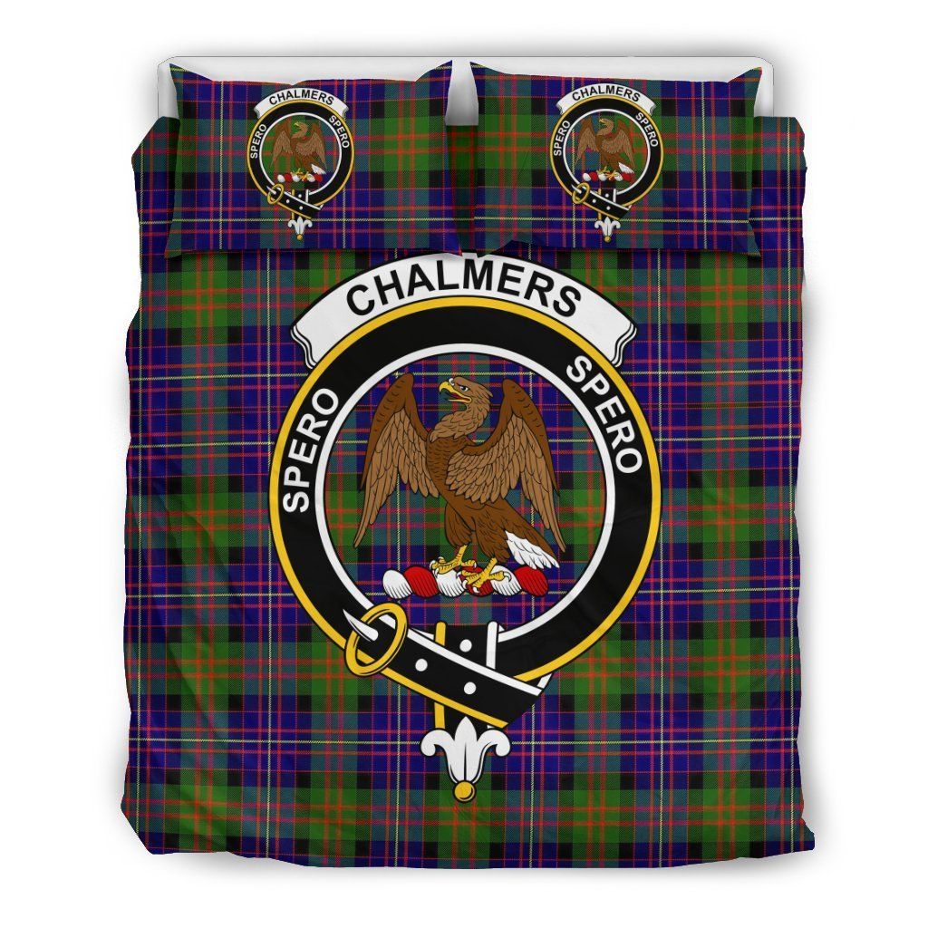 Chalmer Clan Badge Tartan Bedding Set