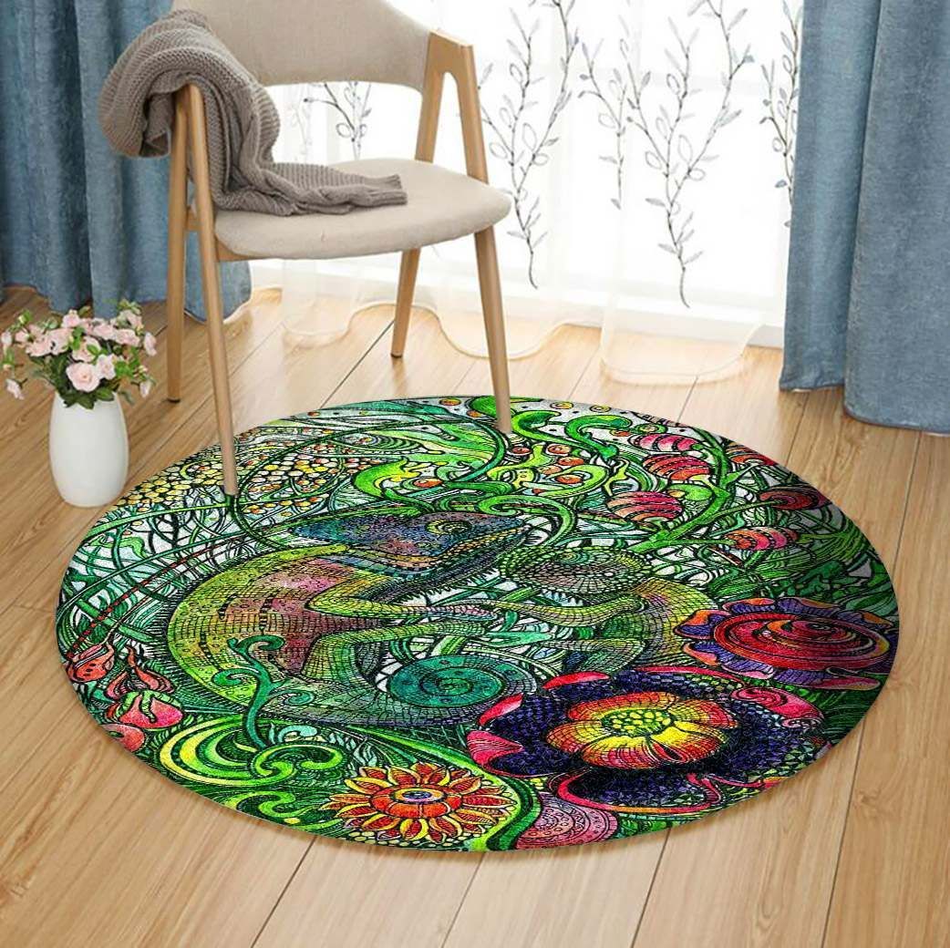 Chameleon Round Carpet